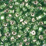 Transparent Emerald Silver Lined - 5/0 SIZE