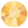 JEWELCRAFT'S PRECIOSA VIVA GLUE ON FLATBACK CRYSTALS IN SIZE 30ss (6mm)-  AURUM